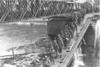 30th Infantry, 3rd 
Division, crosses Doubs River at Besancon, September 1944