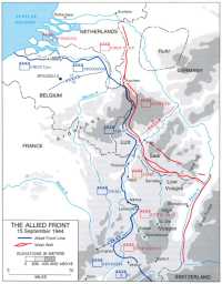 Map 12: The Allied Front, 
15 September 1944
