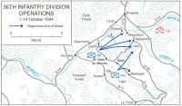 Map 20: 36th Infantry 
Division Operations, 1–14 October 1944