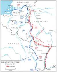 Map 25: The Western Front, 
8 November 1944
