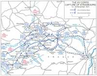 Map 26: The XV Corps 
Capture of Strasbourg, 13–23 November 1944