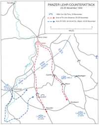 Map 27: Panzer Lehr 
Counterattack 23–25 November 1944