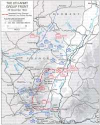 Map 30: The 6th Army Group 
Front, 26 November 1944
