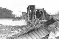 Railway bridge at 
Neuf-Brisach finally destroyed