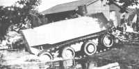 Experimental amphibian 
tractor developed for the Marine Corps in 1924 began the long line of test vehicles that culminated in the LVT
