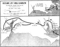 Map 3: Seizure of Viru 
Harbor, 28 June–1 July 1943