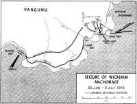 Map 4: Seizure of Wickham 
Anchorage, 30 June–3 July 1943
