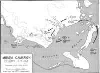 Munda Campaign, XIV Corps, 
2–15 July