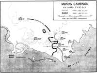 Map 6: Munda Campaign, XIV 
Corps, 25-30 July
