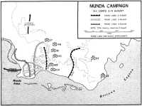 Map 7: Munda Campaign, XIV 
Corps, 2–4 August