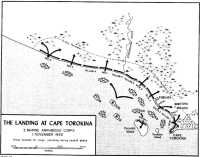 Map 14: The Landing at Cape 
Torokina, I Marine Amphibious Corps, 1 November 1943