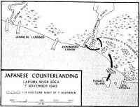 Map 16: Japanese 
Counter-landing, Laruma River Area, 7 November 1943