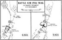Map 17: Battle for Piva 
Trail, 2nd Raider Regiment, 8–9 November