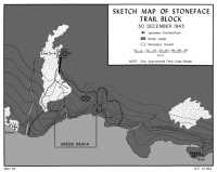 Map 25: Sketch Map of the 
STONEFACE Trail Block, 30 December 1943