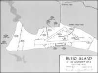 Map 3: Betio Island, 21-22 
November 1943