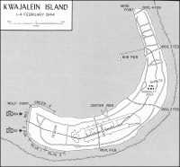 Map 11: Kwajalein Island, 
1–4 February 1944