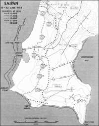 Map 17: Saipan, 16-22 June 
1944