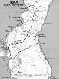 Map 29: Guam, 28 July-4 
August 1944