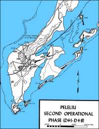 Map 5: Peleliu—Second 
Operational Phase (D+1—D+8)
