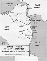 Map 17: Sixth Army Area of 
Operations, 20 October 1944-2 November 1944