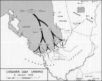 Map 18: Lingayen Gulf 
Landing—9 January 1945