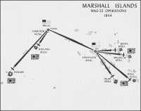 Map 23: Marshall Islands, 
MAG-22 Operations, 1944