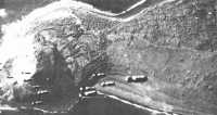 Pre-invasion bombing of 
Iwo Jima by the U