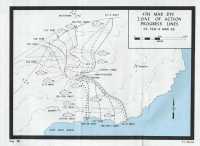 Map VII: 4th Marine 
Division Zone of Action, Iwo Jima, 24-28 February 1945