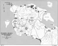 Map 9: 6th MarDiv 
Progress—Motobu Peninsula, 15–16 Apr 45