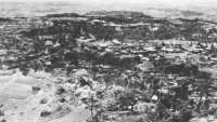 Aerial view of Shuri on 
28 April before it was bombed