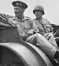 Generals Montgomery and 
Patton in Sicily, July 1943