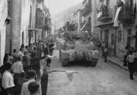 The 2nd Armored Division 
rolls into Palermo and an enthusiastic welcome
