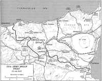 Map 3: 15th Army Group 
Front, 23 July 1943