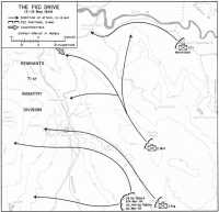 Map 3: FEC Drive 
13–15 May 1944