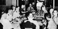 ABDA Command Meeting with 
General Wavell for the first time