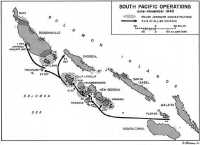 Map 10: South Pacific 
Operations, June–November 1943