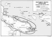 Map 11: Southwest Pacific 
Operations, September 1943–February 1944