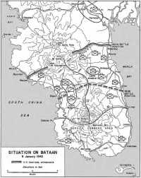 Map 10: Situation on 
Bataan