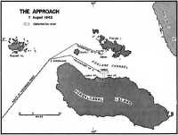 Map 1: The Approach, 7 
August 1942