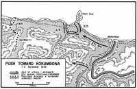 Map 9: Push Toward 
Kokumbona, 1–4 November 1942
