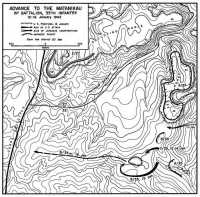 Map 11: Advance to the 
Matanikau: 1st Battalion, 35th Infantry: 12–16 January 1943