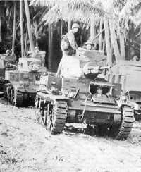 Employment of tanks in 
Guadalcanal was hampered by the nature of the terrain