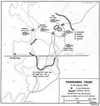 Map 16: Sanananda Front, 
3–12 January 1943