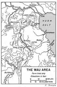 Map 4: The Wau Area