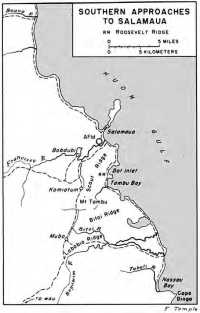 Map 6: Southern Approaches 
to Salamaua