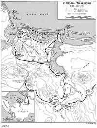 Map 8: Approach to Bairoko, 
5-20 July 1943