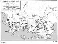 Map 10: Capture of Munda 
Point, 22 July–4 August 1943