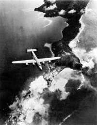 B-24 over Salamaua, 13 
August 1943
