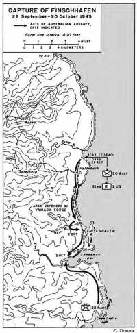 Map 14: Capture of 
Finschhafen, 22 September–20 October 1943