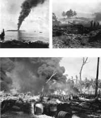 Results of Japanese bombing 
of Puruata Island, 20 November 1943